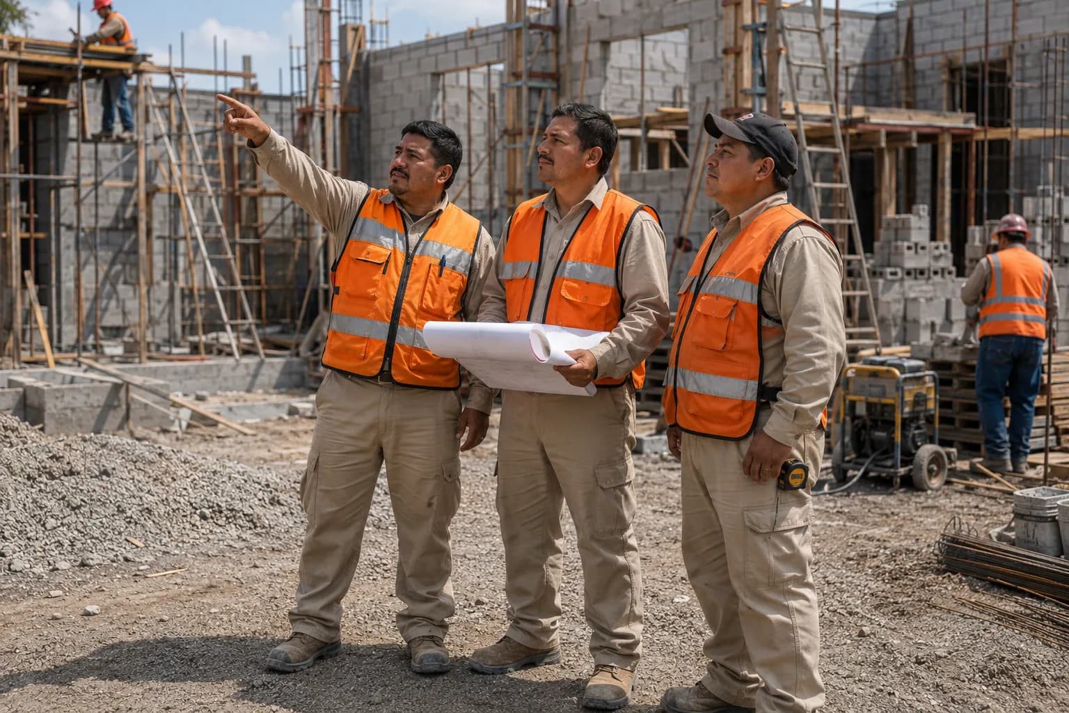 Construcción: EPP y uniforme que cumple norma
