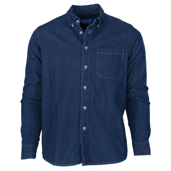 Camisa Mezclilla Manga Larga Miniatura