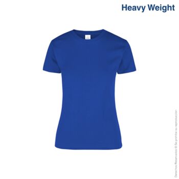 *** OFERTA *** - Playera Peso Completo Cuello Redondo Manga Corta Con Silueta Para Dama 100% Algodon Miniatura