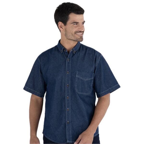 Camisa Mezclilla Manga Corta Miniatura